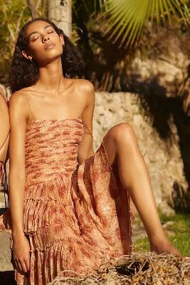 BHLDN Jessa Ruffle Dress | Anthropologie (US)