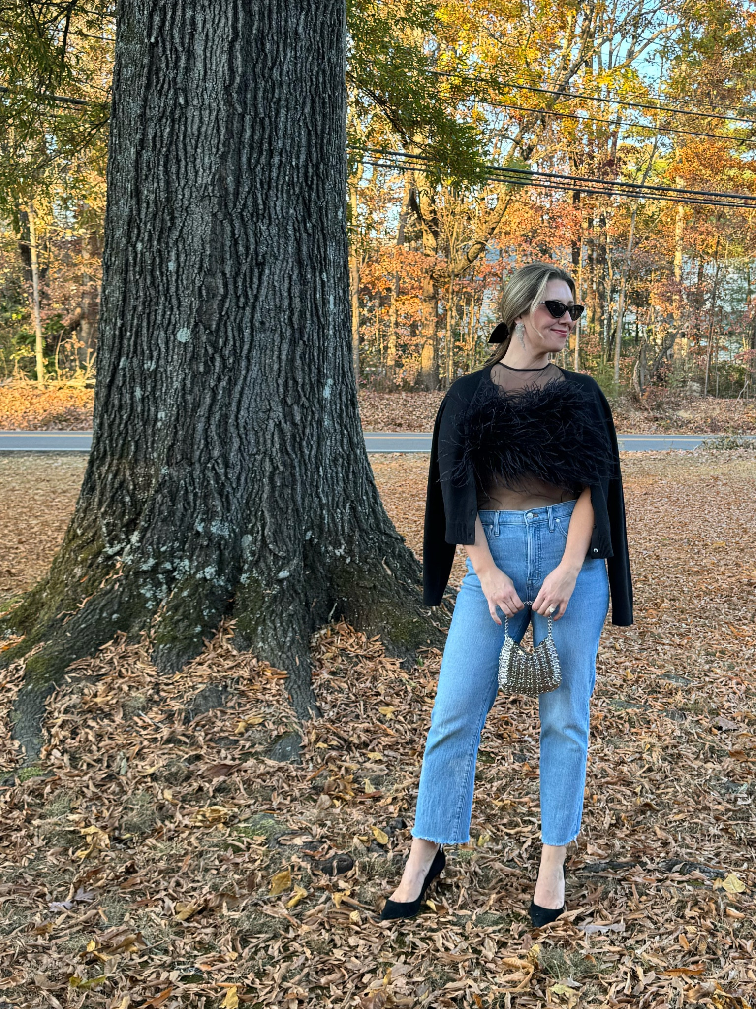 I cut the Madewell jeans above the hem when I bought them so they would be slightly cropped. 

#LTKHoliday #LTKfindsunder100 #LTKfindsunder50
