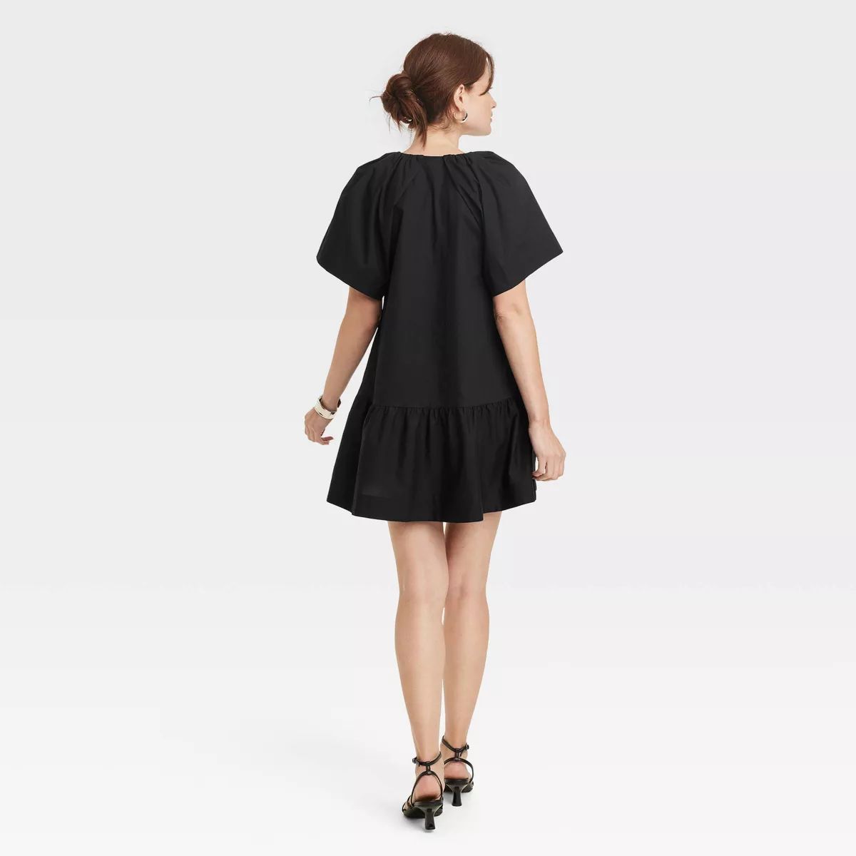 Women's Flutter Short Sleeve Mini Shift Dress - A New Day™ | Target