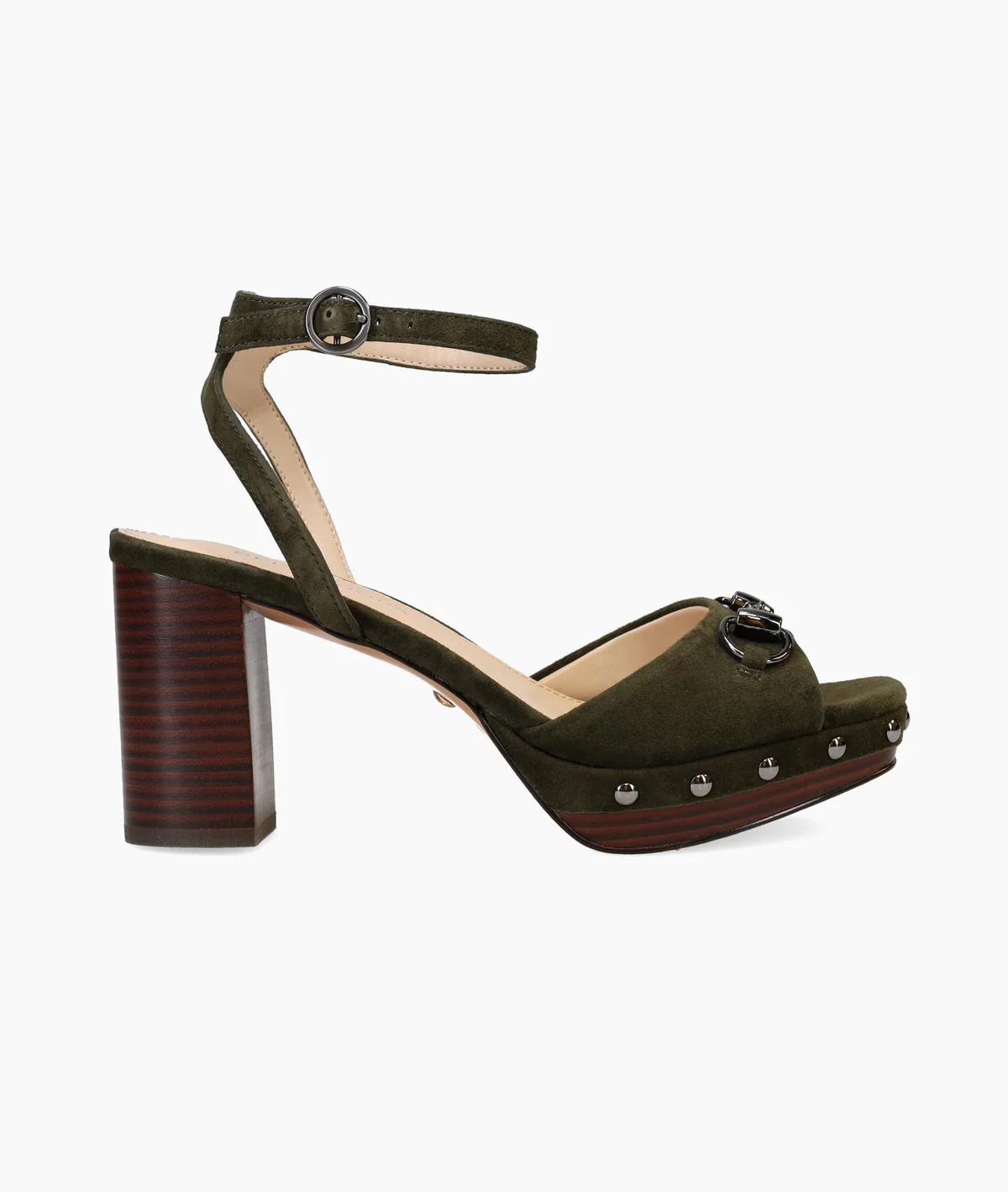 Anara Platform - Dark Olive | Pelle Moda