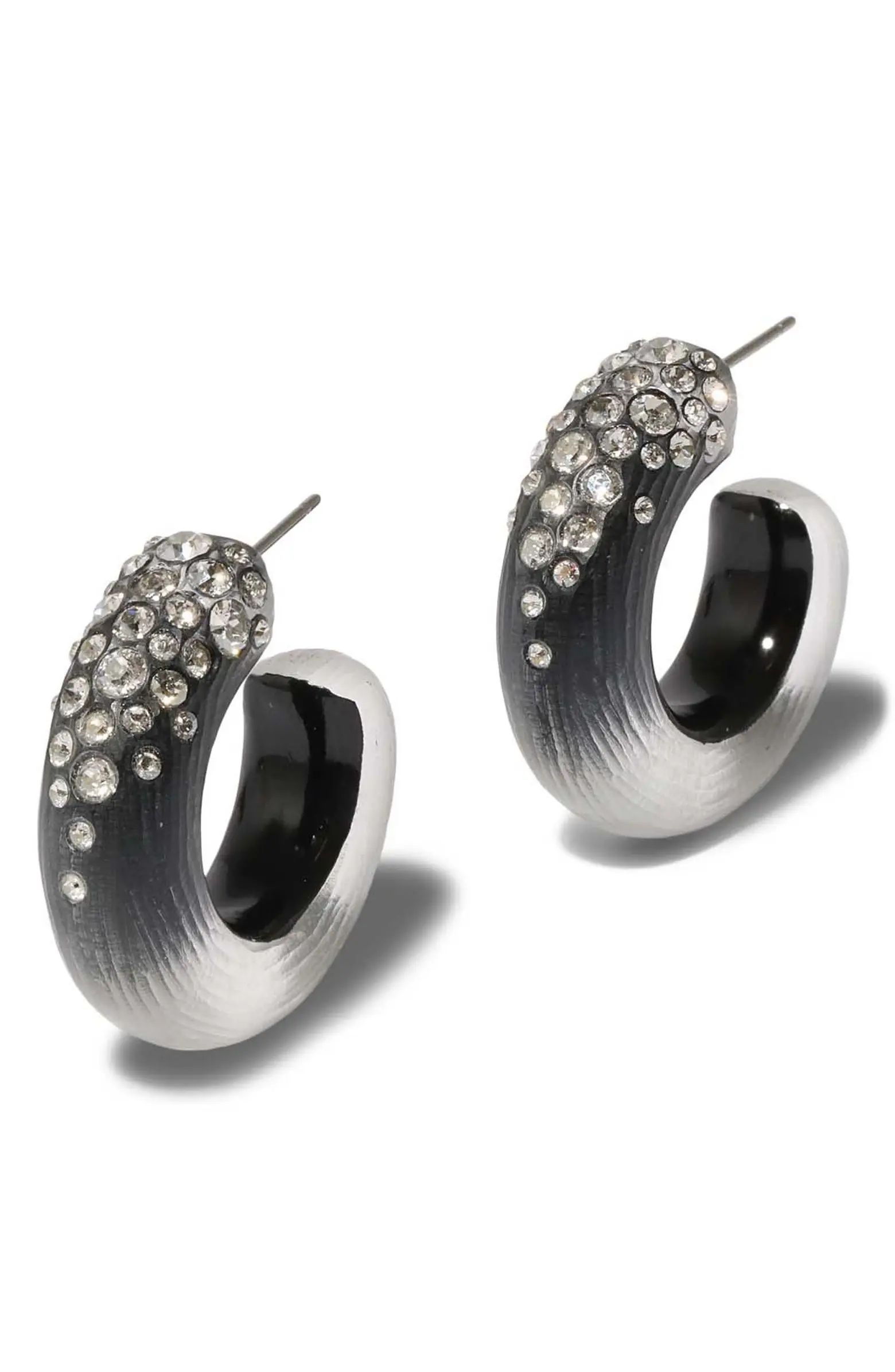Lucite® Crystal Hoop Earrings | Nordstrom