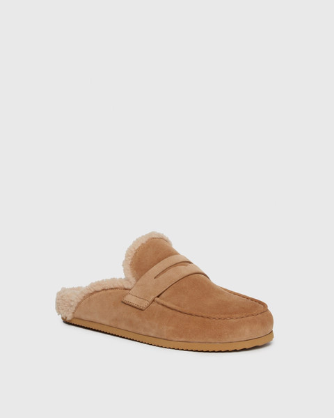 Wynn Shearling Flat | Paige