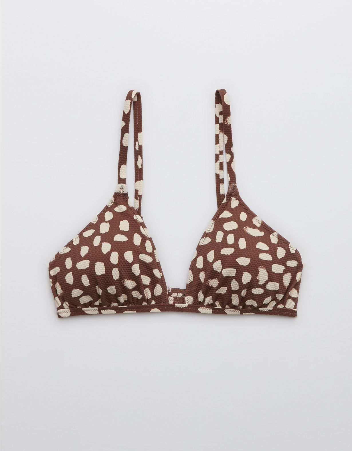 Aerie Pique Triangle Bikini Top | American Eagle Outfitters (US & CA)