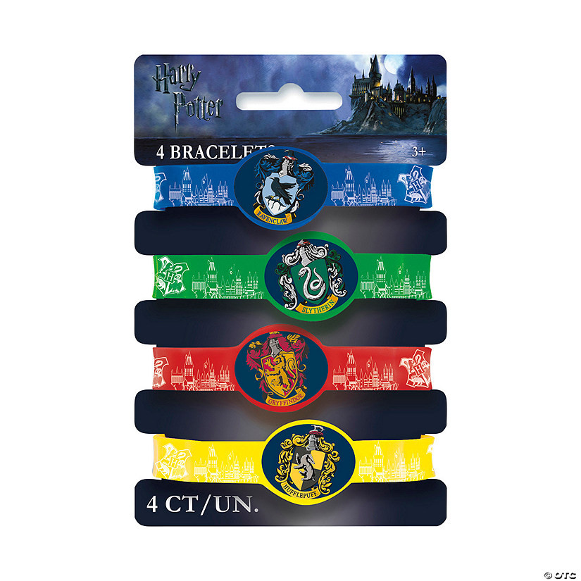 Harry Potter™ Rubber Bracelets - 4 Pc. | Oriental Trading Company