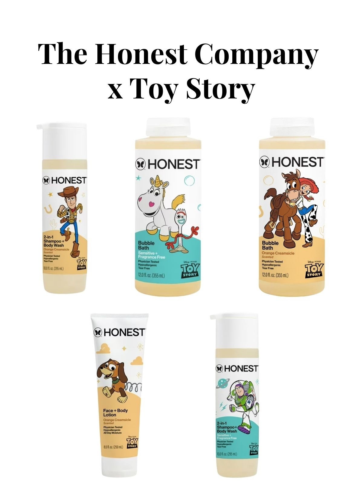 New Toy Story collection from The Honest Company with lotion, body wash, shampoo, and bubble bath 🧼

#LTKKids #LTKBaby #LTKmomlife