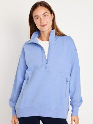 Dynamic Fleece Oversized 1/2-Zip Tunic for Women | Old Navy (US)