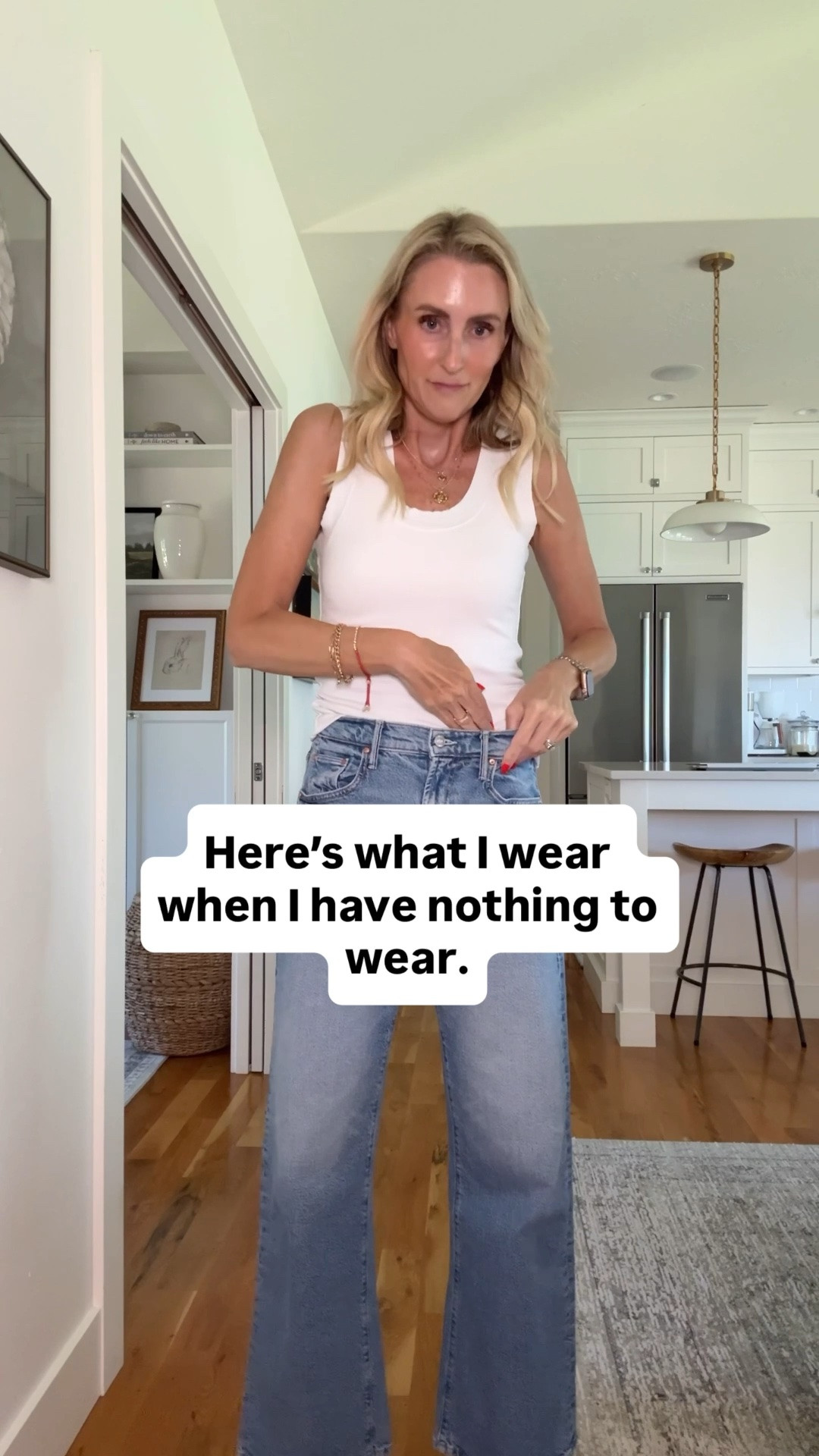 Summer outfits. Summer outfit idea. I’m wearing the petite version size 27 of the Mother Lasso Jean. It’s the lil lasso. I’m 5’8” size 26/27 small tops.

#LTKootd #LTKOver40 #LTKBeauty