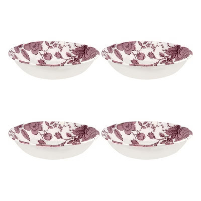 Spode Kingsley Cereal Bowls - Set of 4, Fine Earthenware Made in England - 7" Durable Table Bowls, Oven, Microwave, Dishwasher Safe | Target