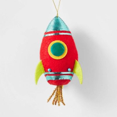 Rocket Christmas Tree Ornament - Wondershop™ | Target