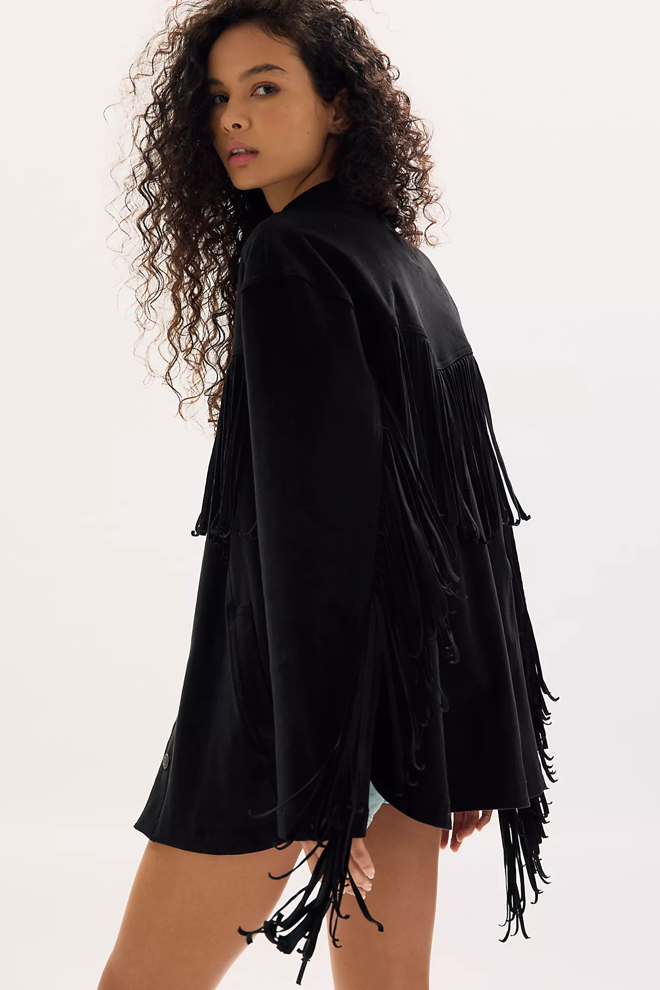 We The Free Fringe Out Vegan Suede Jacket | Free People (Global - UK&FR Excluded)