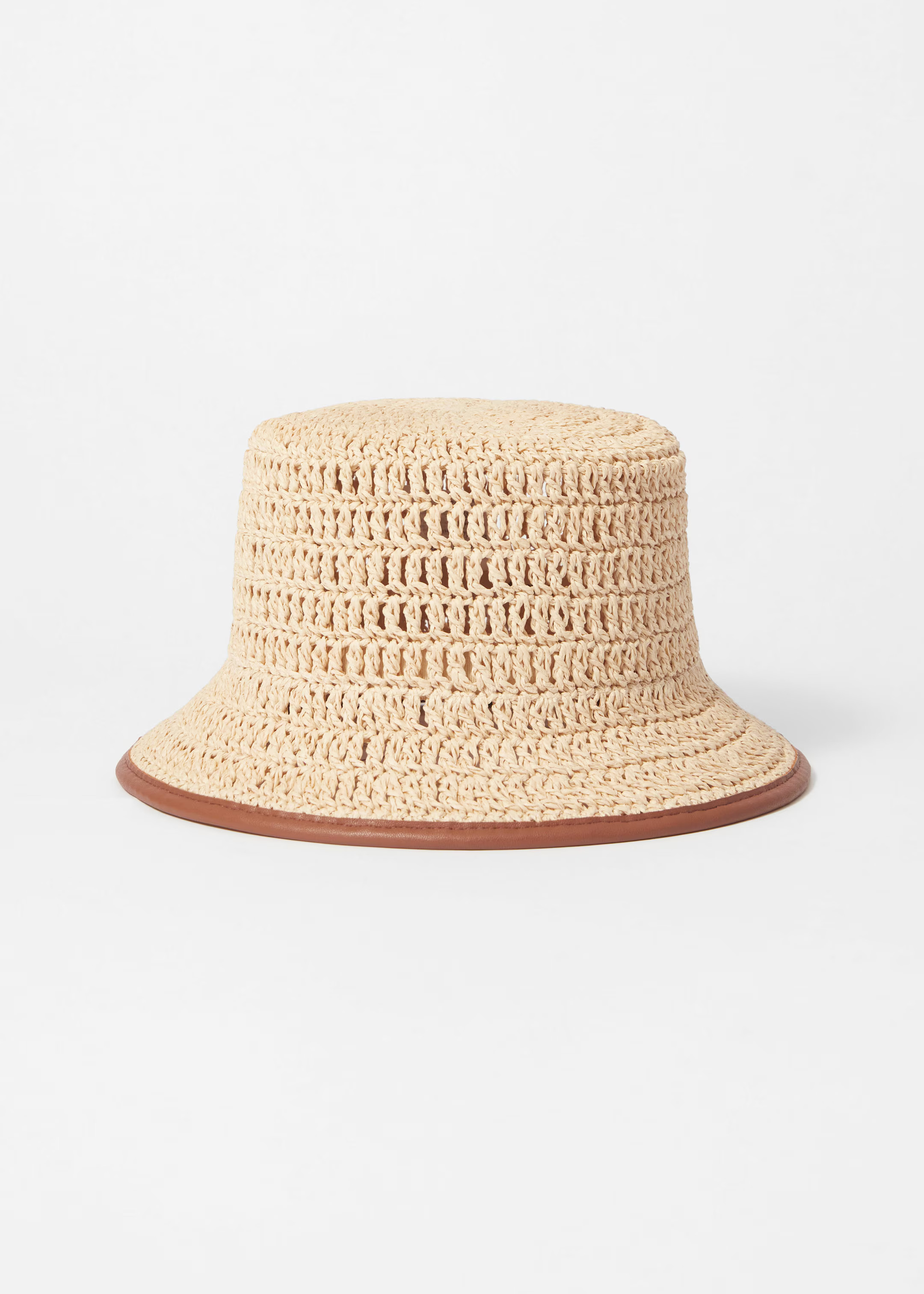 Accent-Trim Straw Bucket Hat | & Other Stories UK