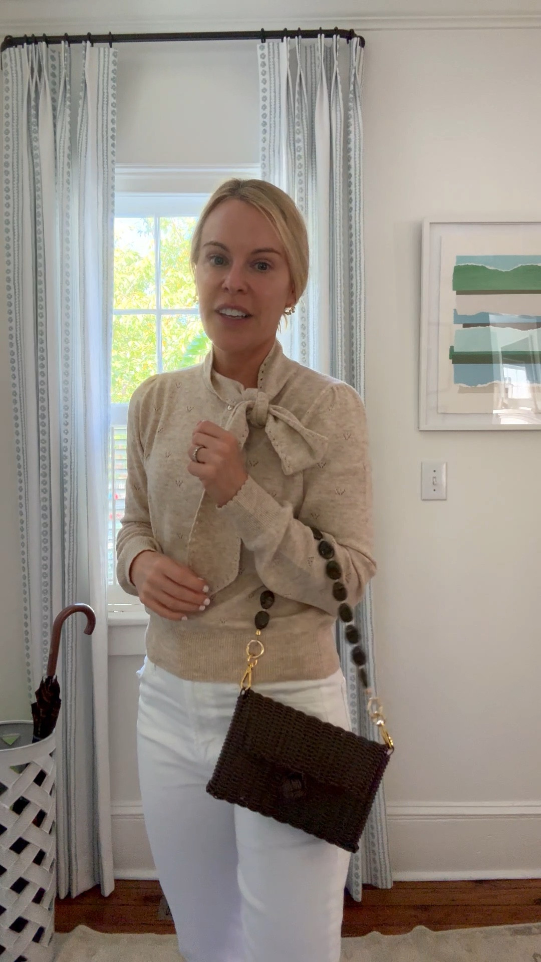 This bag is so good. Has a strap.  Remove for a clutch and the strap can then be a necklace.  Holds an iPhone keys and gloss.  

#LTKOver40 #LTKStyleTip #LTKItBag