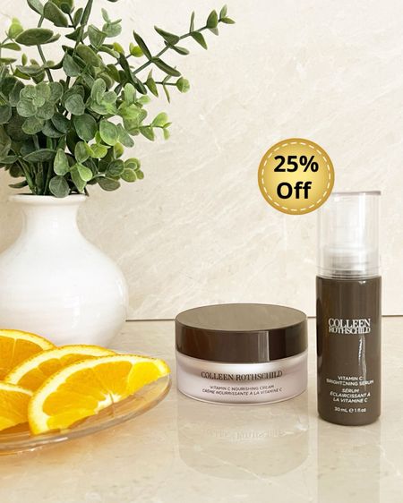 My COLLEEN ROTHSCHILD Vitamin C skincare favorites 25% Off TODAY ONLY during National Vitamin C Day 🍊

Colleen Rothschild Sale, Vitamin C serum, Colleen Rothschild retinol skincare, morning skincare routine 

#LTKover40 #LTKsalealert #LTKbeauty