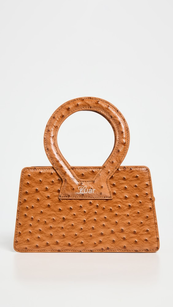 LUAR Small Ana Tan Ostrich Bag | Shopbop | Shopbop