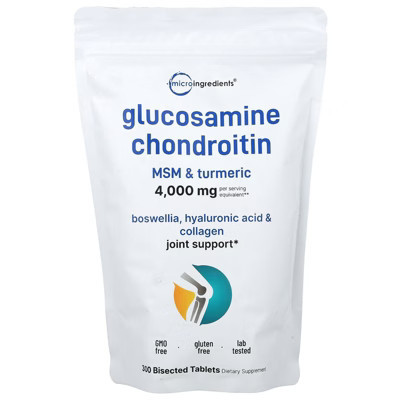 Micro Ingredients Glucosamine Chondroitin, MSM & Turmeric, 300 Bisected Tablets | Target
