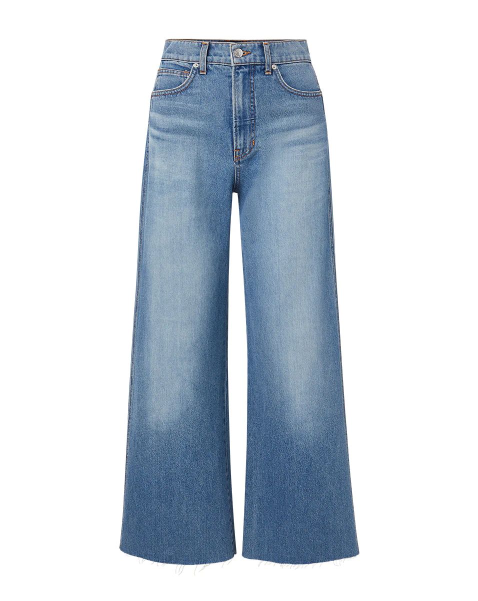 Taylor Cropped Wide-Leg Jean | Veronica Beard