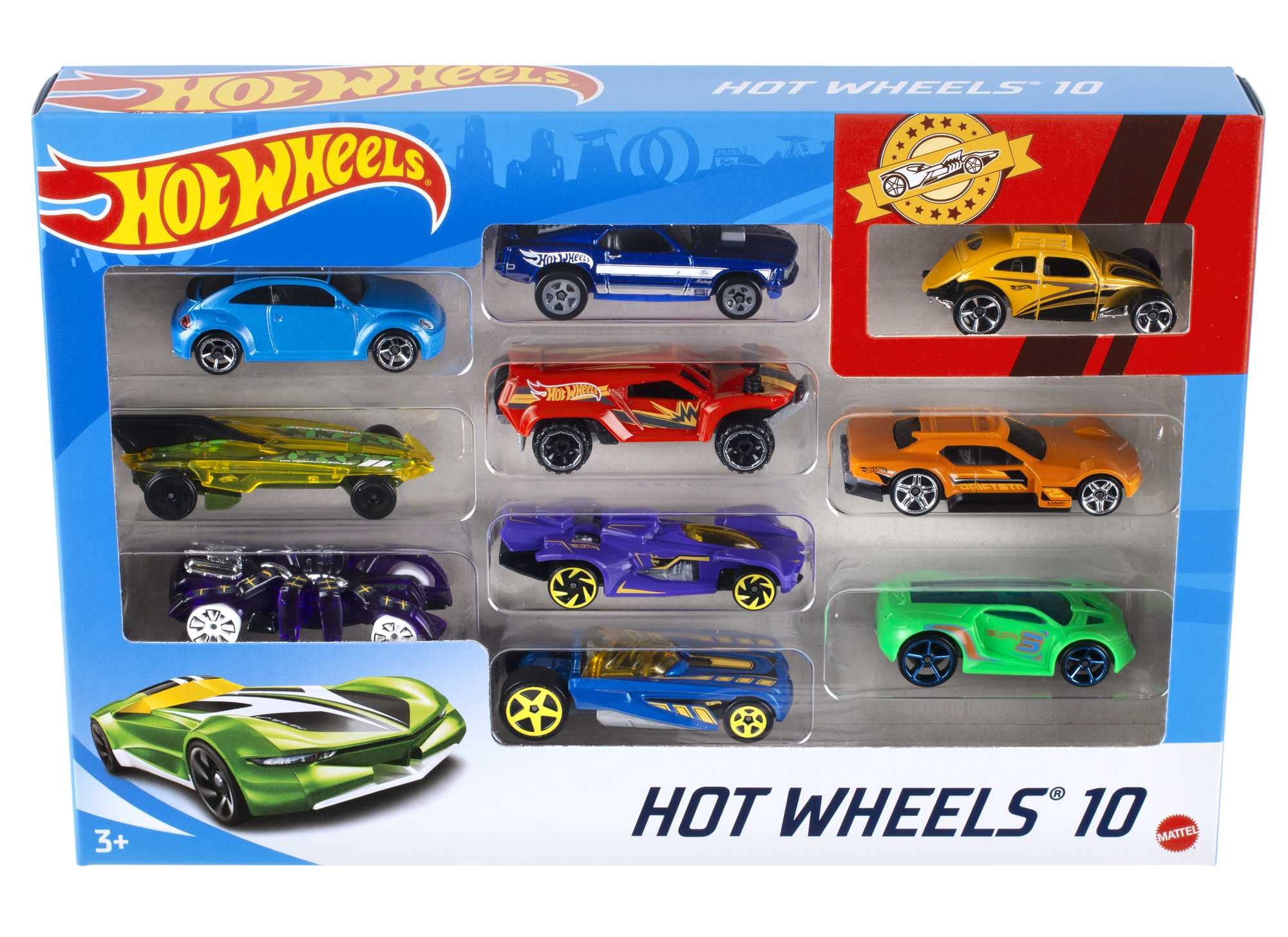 Hot Wheels Set of 10 1:64 Scale Toy Trucks and Cars for Kids and Collectors, Styles May Vary (Ama... | Amazon (US)