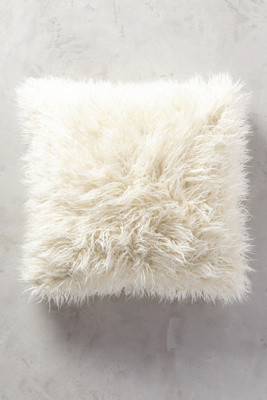 Shag Puff Pillow | Anthropologie (US)