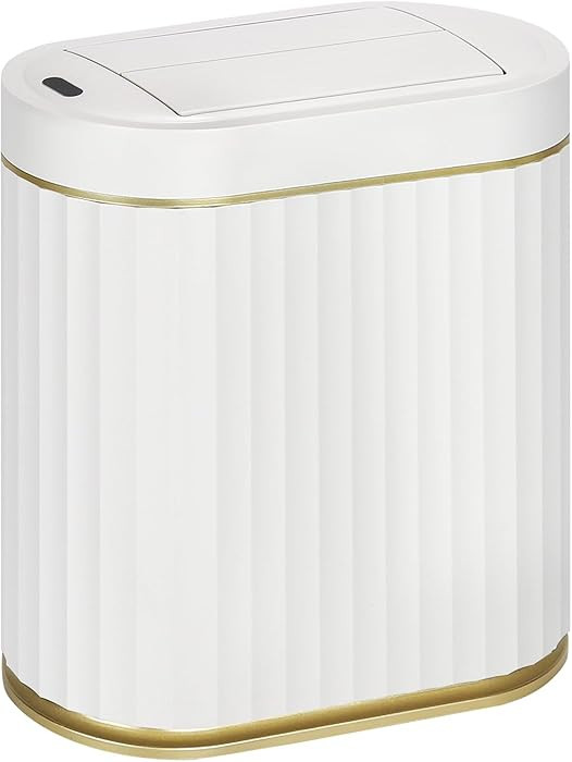 SYNCVIBE Bathroom Trash Can with Butterfly Lid 2 Gallon Sensor Trash can, IPX5 Waterproof Garbage... | Amazon (US)