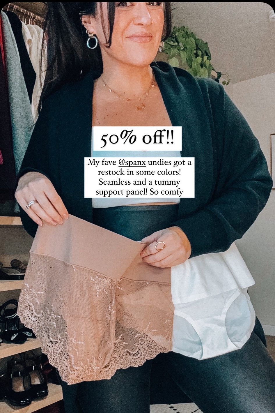 Fave undies from Spanx on sale! I wear an xl 


#LTKCyberWeek #LTKmidsize #LTKsalealert