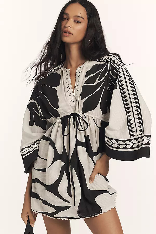 Conditions Apply Ric Rac Printed Kaftan | Anthropologie (US)