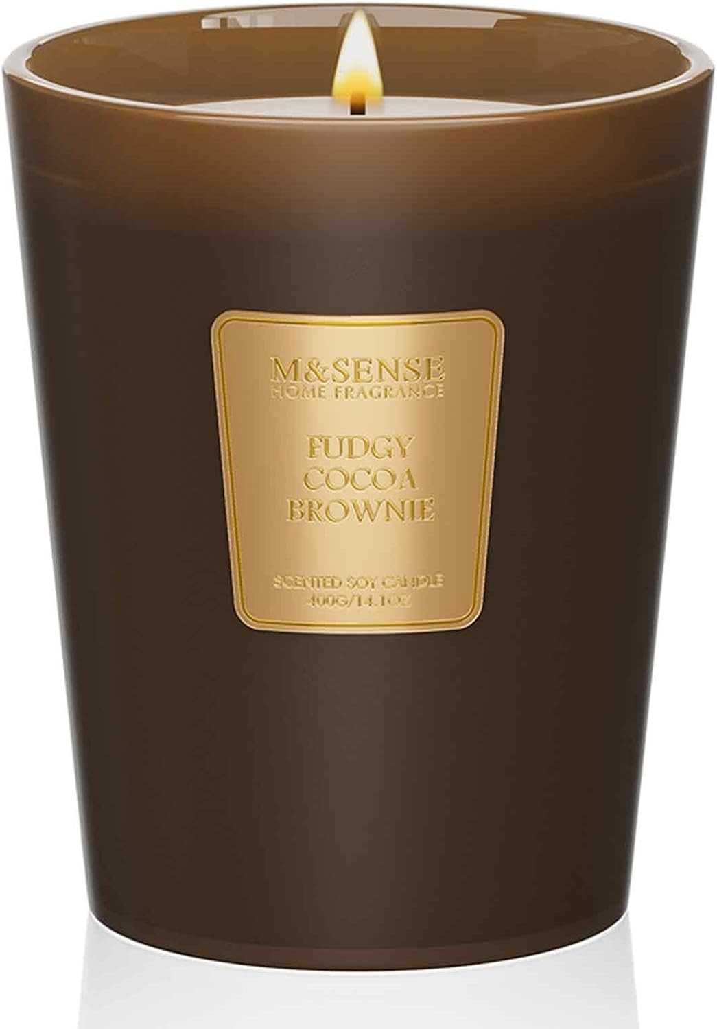 M&SENSE Fudgy Cocoa Brownie Soy Candle, 14.1oz, Sweet Home Fragrance | Amazon (US)