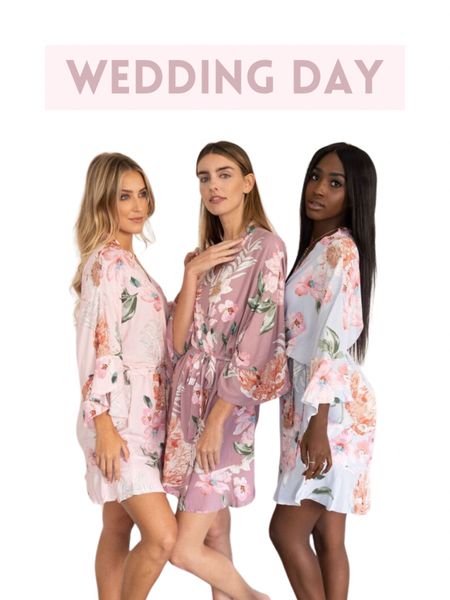 Floral bridesmaid robes

#LTKwedding #LTKSeasonal #LTKfindsunder50