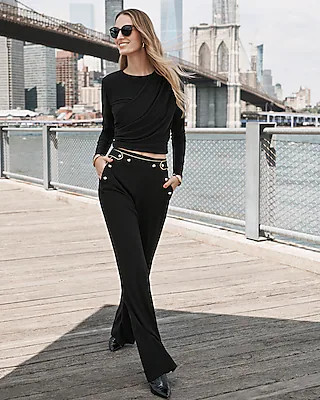 Novelty Button Trouser Pants | Express