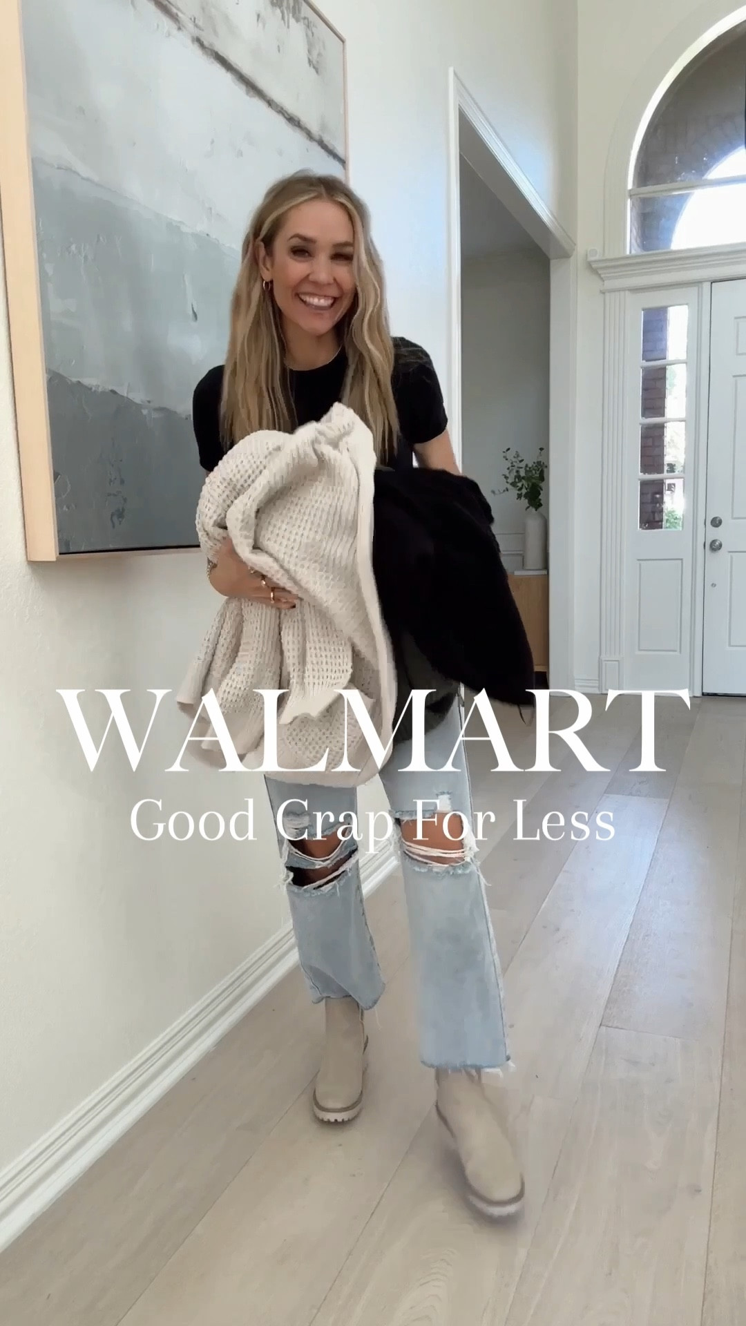 Viral $15 Waffle Knit Sweater from Walmart!!✨
Size: m / went up 1 size 