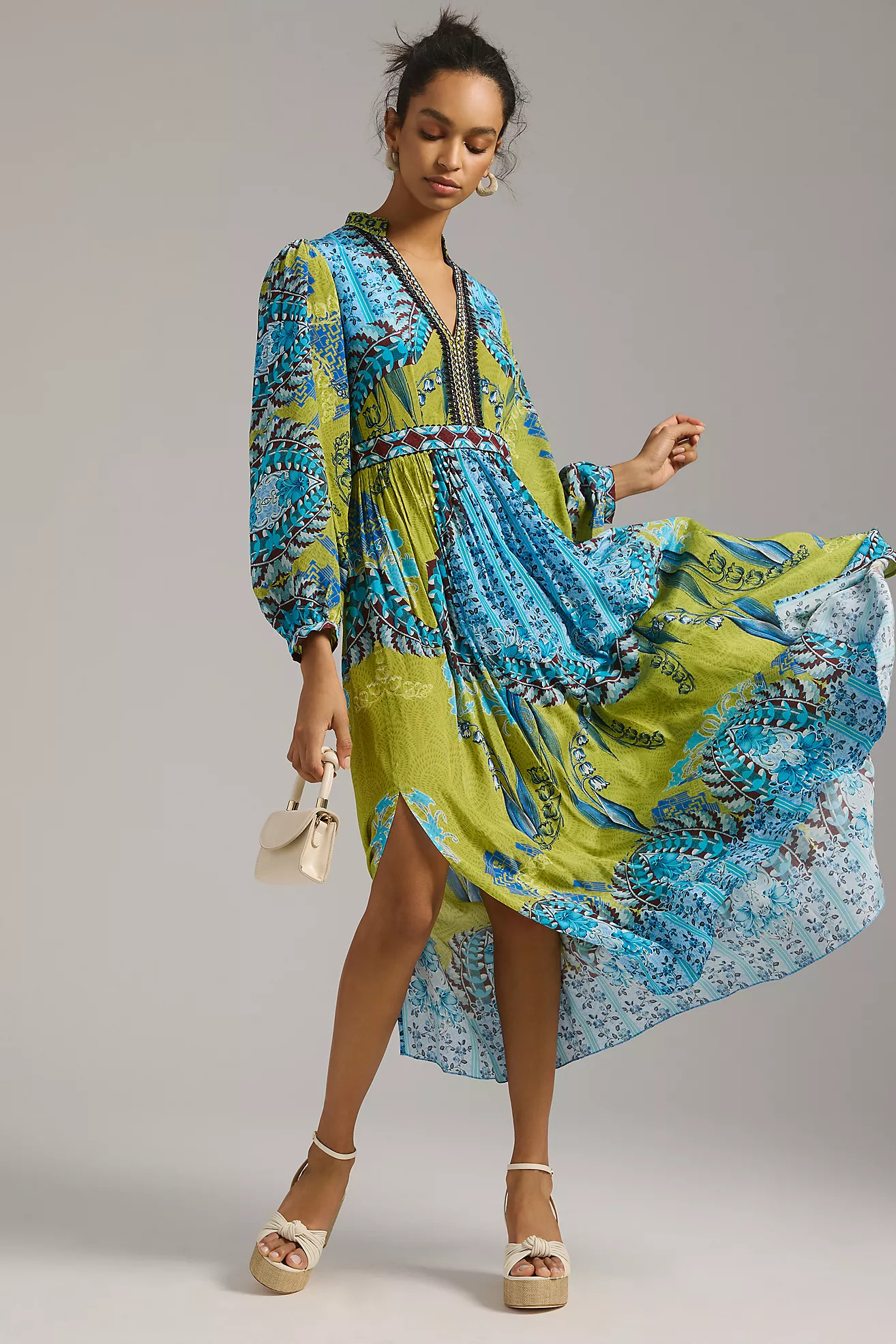Bhanuni by Jyoti Patterned Maxi Dress | Anthropologie (US)