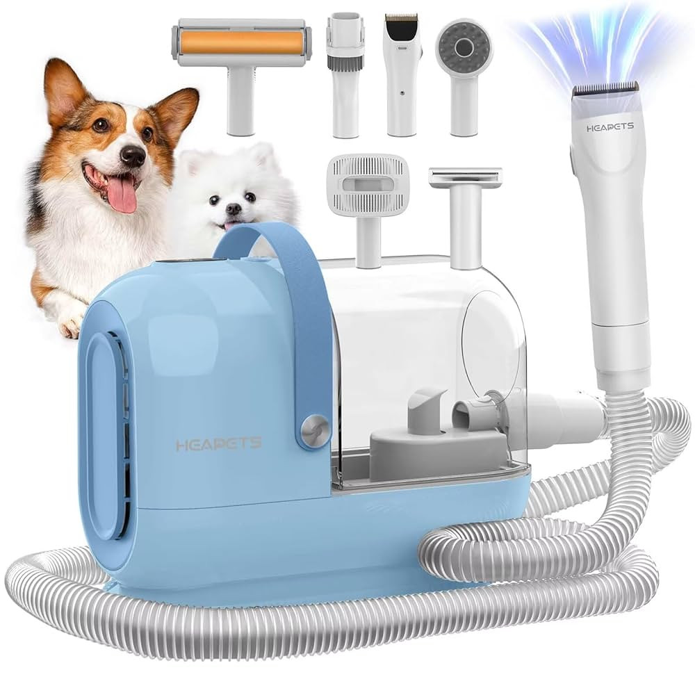 Dog Grooming Vacuum Kit - 3L Vacuum with 7 Tools, Low Noise Electric Clipper and Brush for Pet Sh... | Amazon (US)