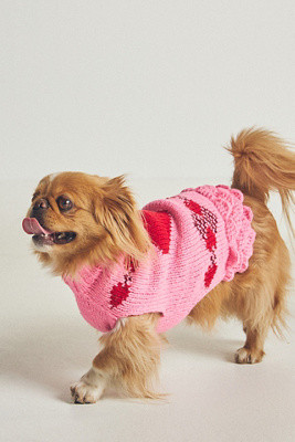 Valentine's Day Heart Pet Sweater | Anthropologie (US)