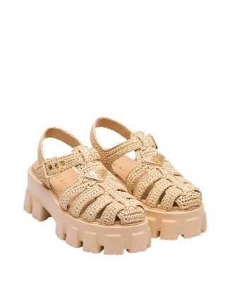 Women's Monolith Crochet Cage Sandals | Bloomingdale's (US)