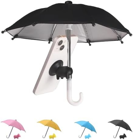 Phone Umbrella for Sun - Universal Adjustable Cute Stand With Piggy Suction Cup, Outdoor Anti-ref... | Amazon (US)