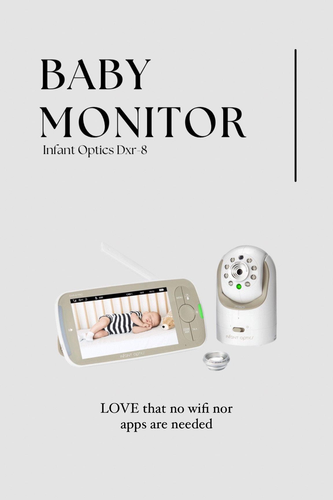 The no wifi baby monitor we use and love. Great battery life, clear picture, no apps needed. 

#LTKbaby #LTKfamily #LTKbump