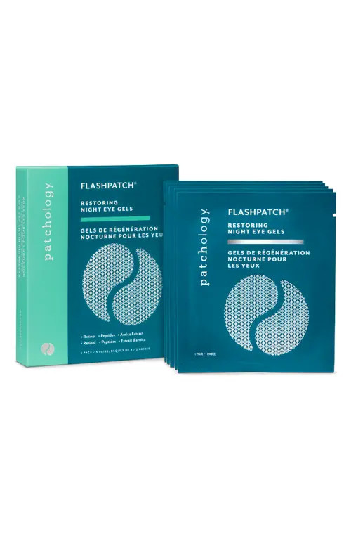 Patchology FlashPatch™ Night Restoring Eye Gels Eye Mask at Nordstrom, Size 5 Count | Nordstrom