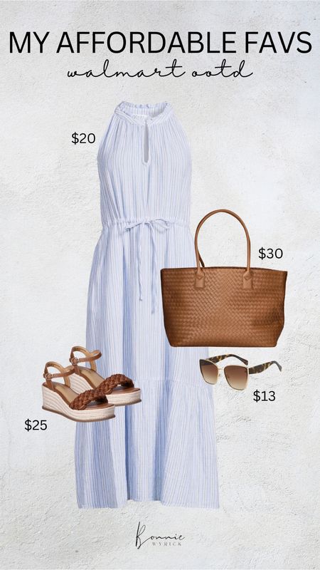 Affordable Summer Outfit from Walmart ☀️ Midsize Fashion | Walmart Fashion | Affordable Outfit Inspo | Summer Outfit Ideas | Graduation Dress | Summer Dress 

#LTKMidsize #LTKWedding #LTKFindsUnder50