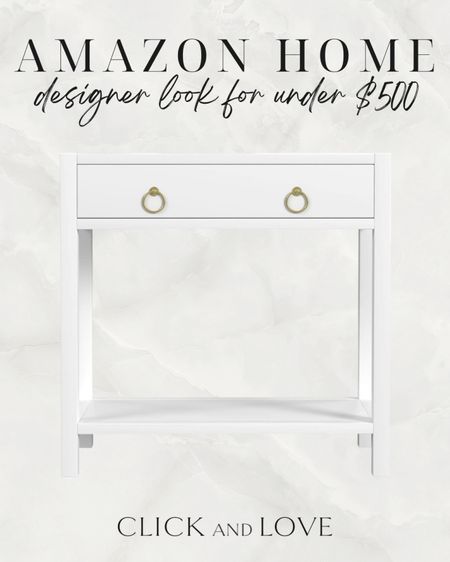 Designer inspired nightstand under $500!  This could also be used as a pretty end table 🖤

Bedroom, primary bedroom, guest room, bedroom inspiration, nightstand, end table, modern bedroom, traditional bedroom, living room, seating area, budget friendly nightstand, Interior design, look for less, designer inspired, Amazon, Amazon home, Amazon must haves, Amazon finds, Amazon home decor, Amazon furniture #amazon #amazonhome

#LTKunder100 #LTKstyletip #LTKhome