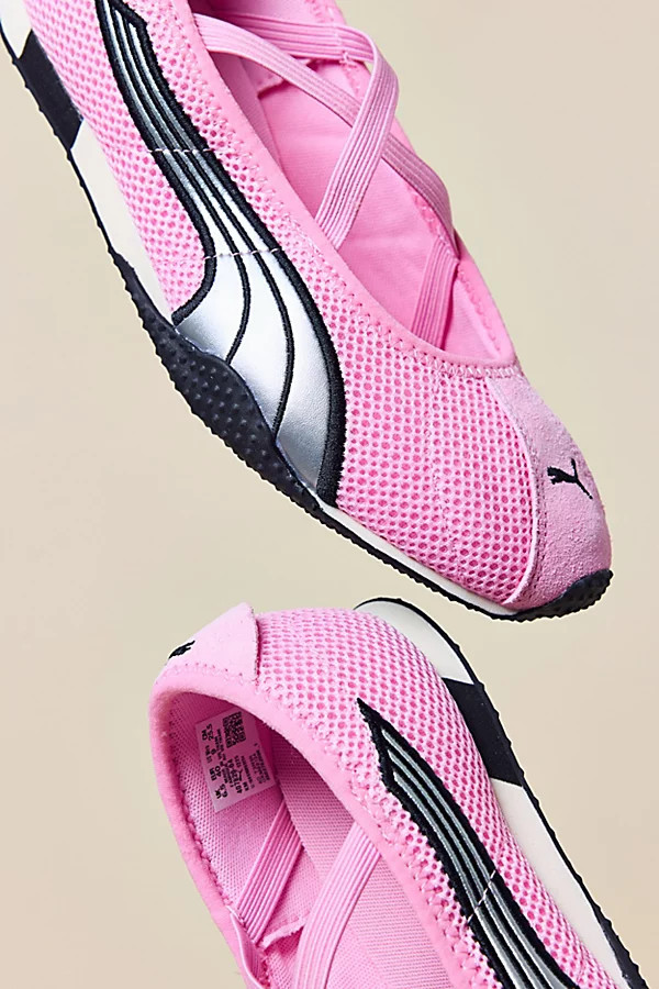 Puma Women's H-Street Ballet Sneakers in Pink Shimmer/Puma Silver, Women's at Urban Outfitters | Urban Outfitters (US and RoW)