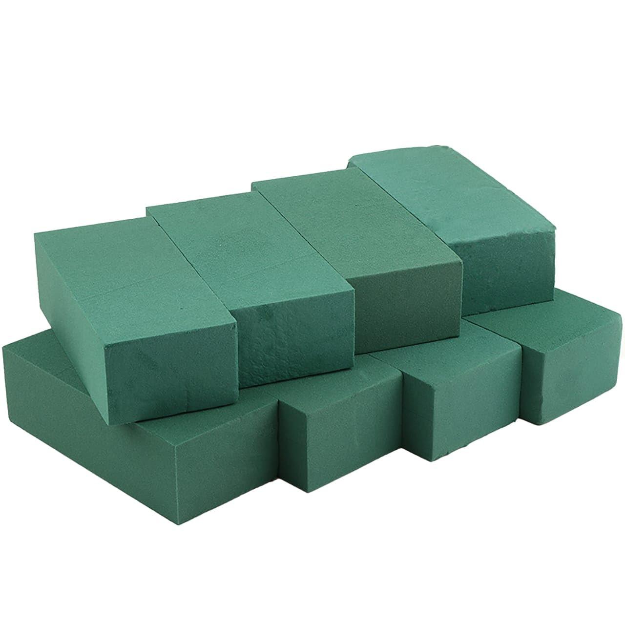 8Pcs Floral Foam Blocks Each (8.85”L x 4.1”Wx 2.75”H) Green Wet & Dry Flower Foam for Fresh... | Amazon (US)