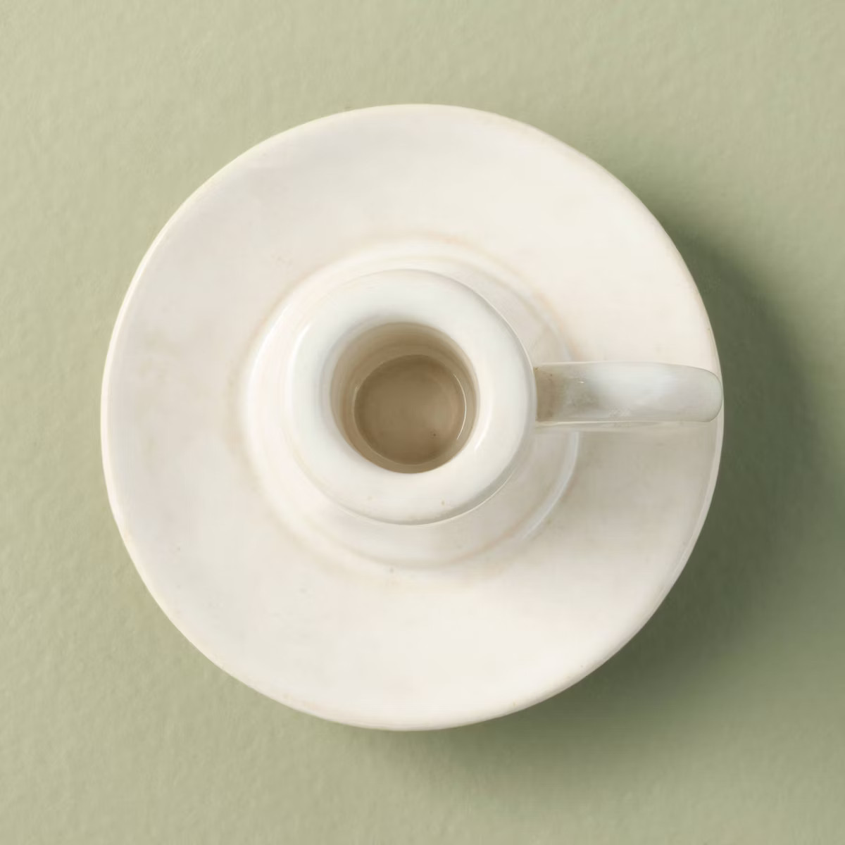 3"x4" Faceted Ceramic Taper Candle Holder Cream - Hearth & Hand™ with Magnolia | Target