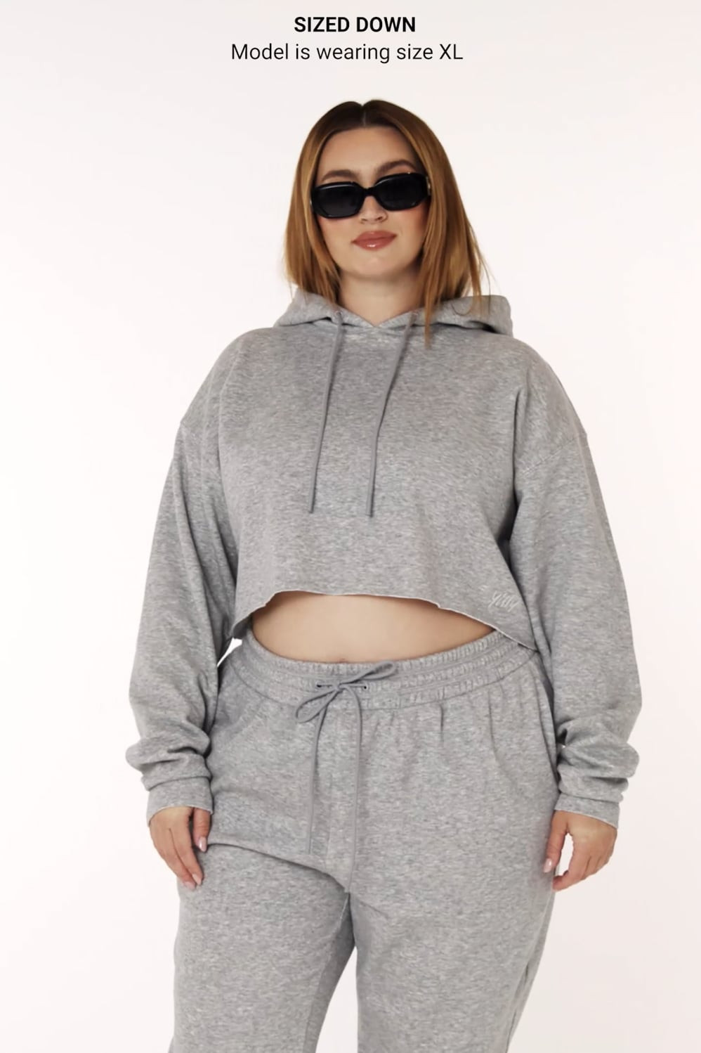 Cozy Fleece Everyday Cropped Hoodie | Fabletics - North America