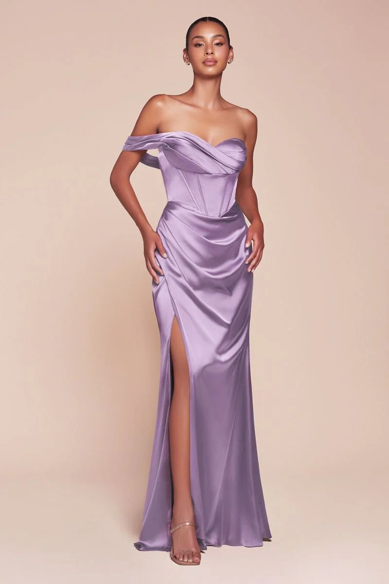 Elegant Audra Gown in Lavender | Shop Formal Dresses at Lady Black Tie | Lady Black Tie
