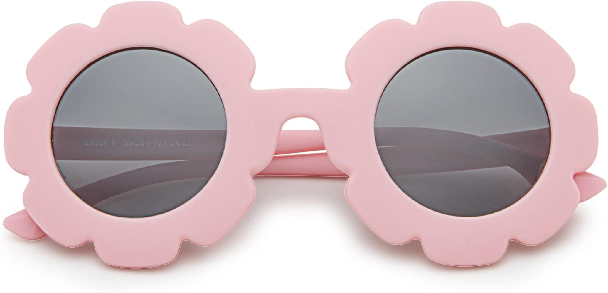 Hycredi Kids Flower Polarized  Sunglasses- Girls Cute Round Shades Age 1-12 | Amazon (US)