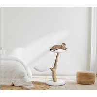 Wood Floral Cat Tree, Cozy Plush, Wooden Tower, Modern House, Furniture, Gift, Luxury Condo, Flower  | Etsy (US)