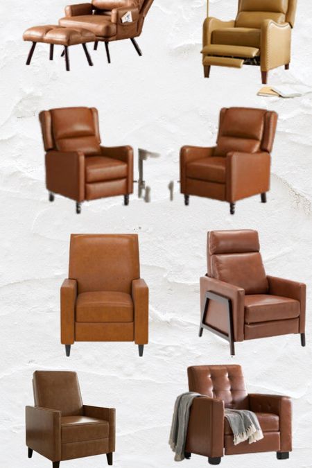 Faux leather recliner

#LTKhome