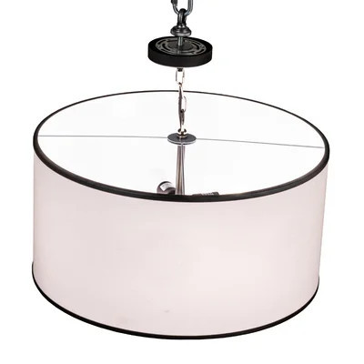 24" Wide Cilindro Textrene Pendant | Wayfair North America