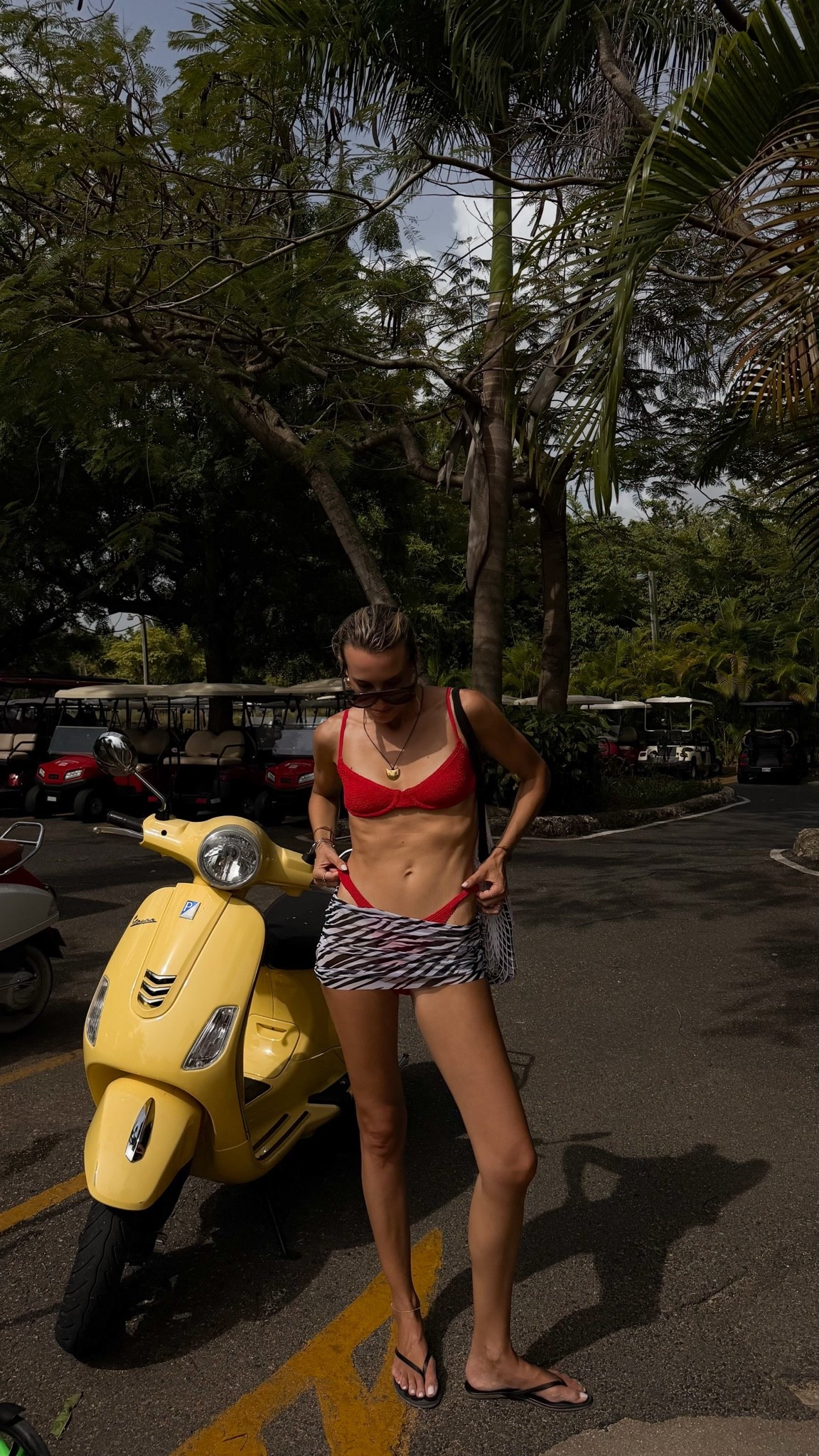 Wearing full look from bond-eye.com. This brand doesn’t work with LTK but linked other color options and this miniskirt and matching top.

#LTKSwim #LTKTravel