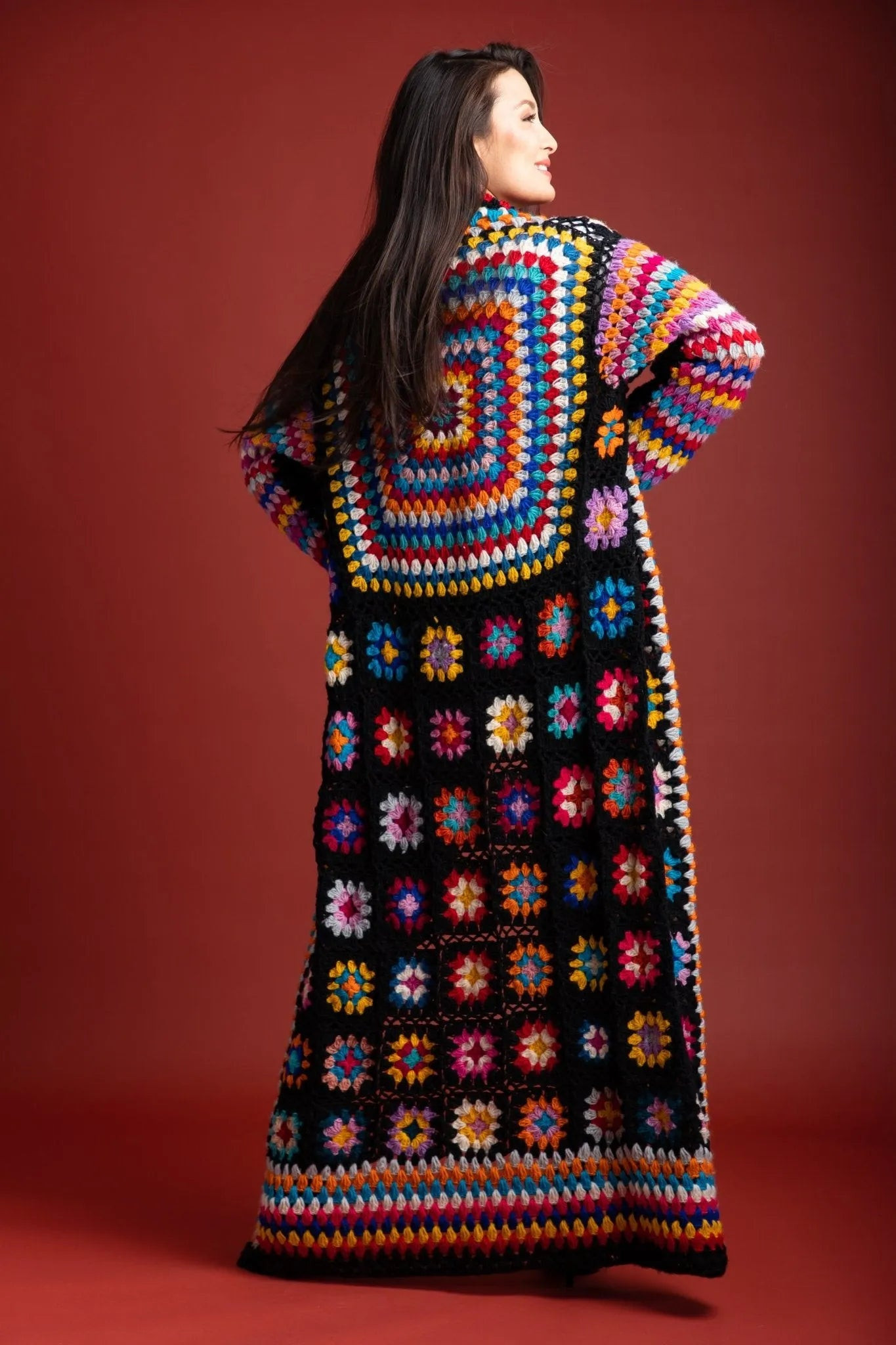 Granny Crochet Kimono | Saachi