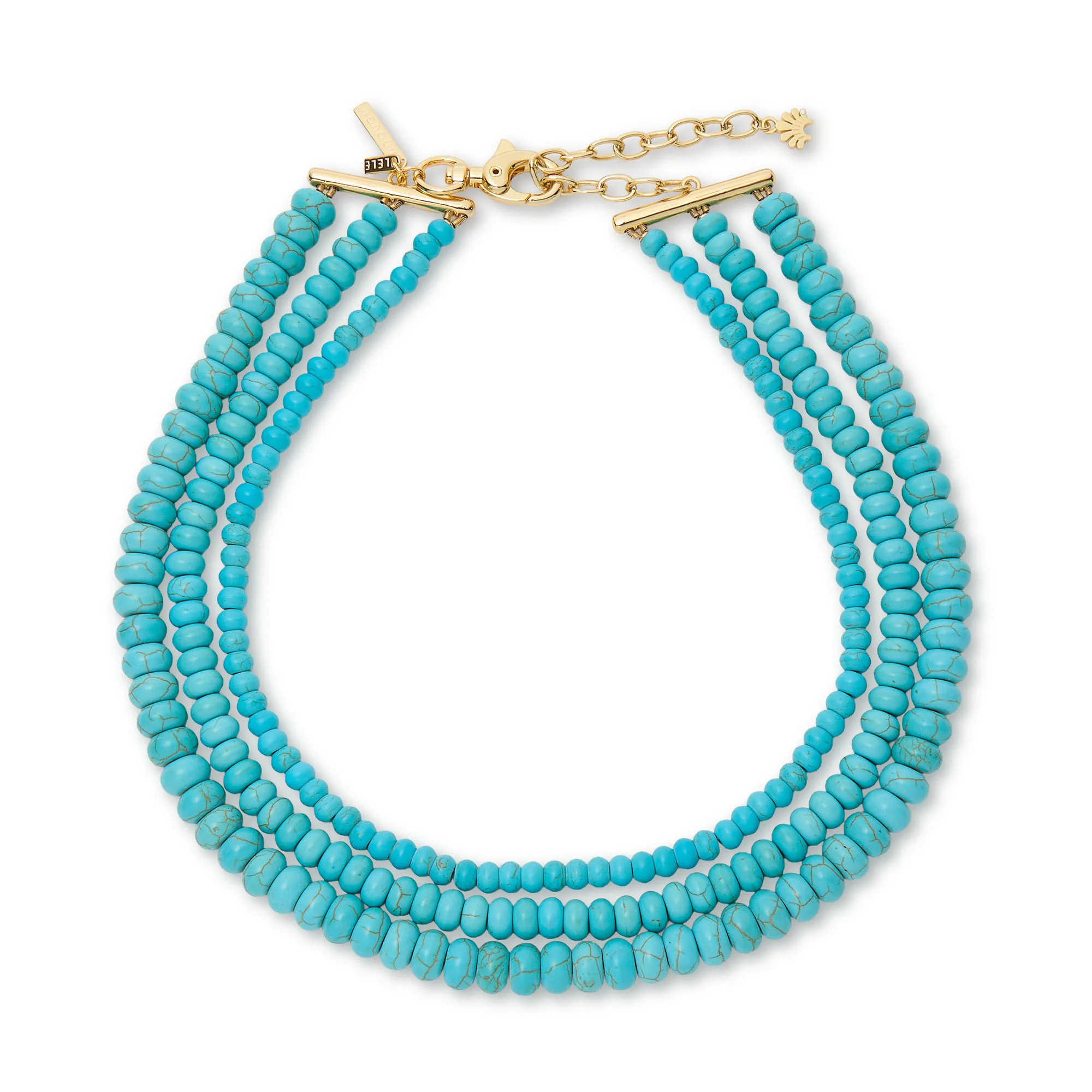 TURQUOISE MULTI STRAND NECKLACE | LELE SADOUGHI